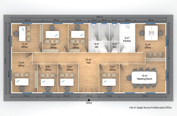 Commercial office buildings | Portable | Modular