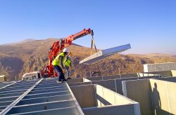 Work site building was delivered to Anagold Mining in Erzincan for their gold mine site