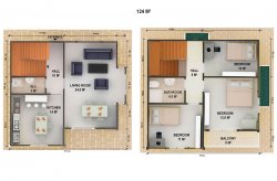 Double Storey Prefab Houses Plans