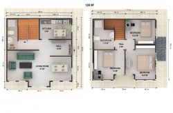 Double Storey Prefab Houses Plans