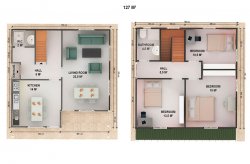 Double Storey Prefab Houses Plans