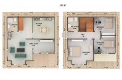 Double Storey Prefab Houses Plans