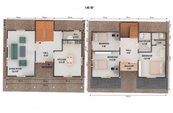 Double Storey Prefab Houses Plans