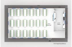 Prefabricated Dining Halls Plans