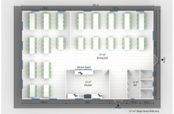 Prefabricated Dining Halls Plans