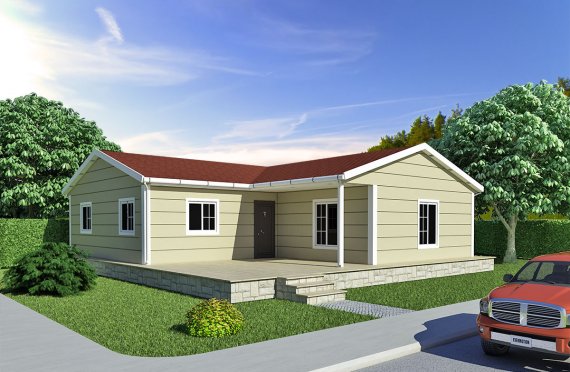 Rumah Prefab 107 m2