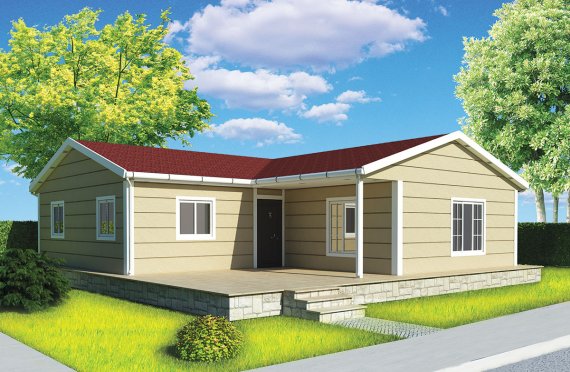 Rumah Prefab 107 m2