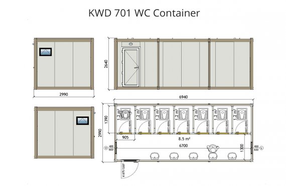 Wc Kontainer KWD 710