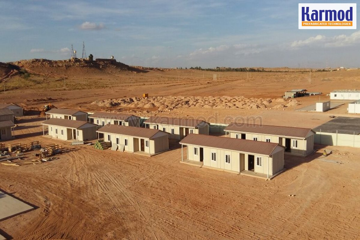 Tempat Konstruksi Kompleks Prefabrikasi Algeria