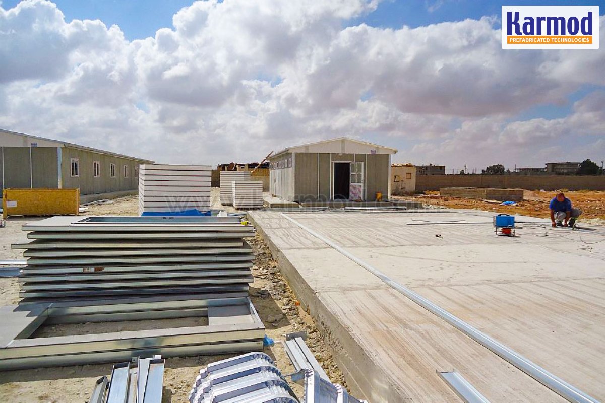 Situs Ekstrak Minyak Produksi Bangunan Prefabrikasi di Libya