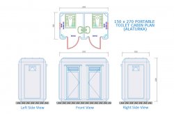 Rencana Kabin Toilet/Shower