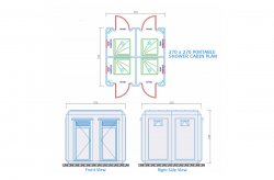 Rencana Kabin Toilet/Shower