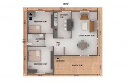Rencana Rumah Prefab Satu Lantai